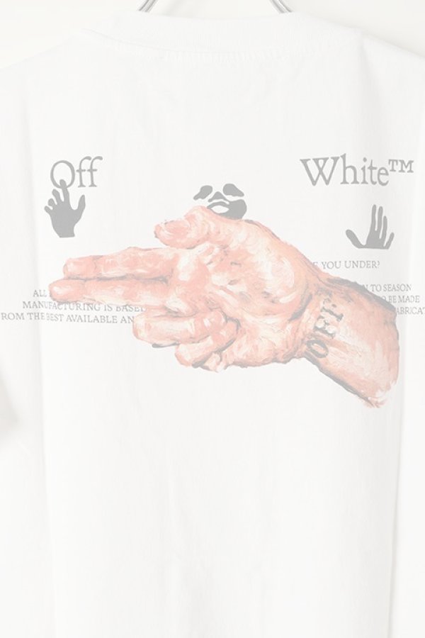 画像2:  {SOLD} Off-white オフホワイト PASCAL S/S SLIM TEE{0MAA027R21JER011-WT-BAS} (2)