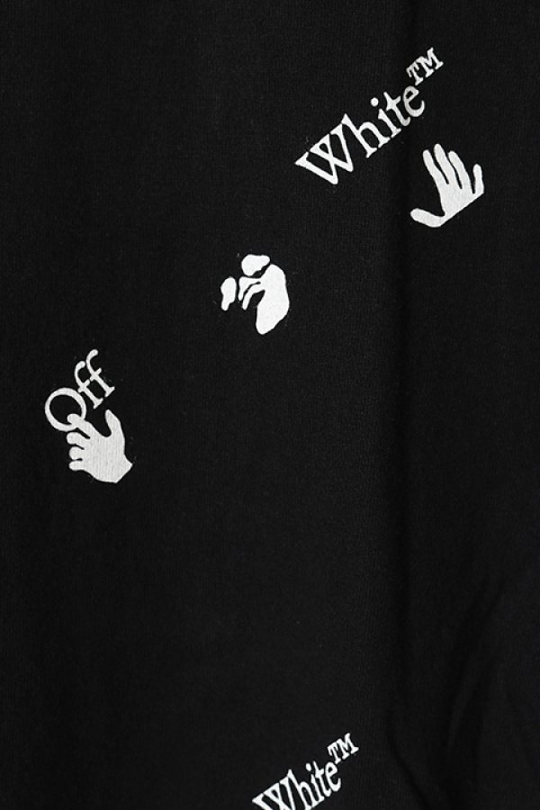 画像4: 【 30%OFF セール47,300円→33,110円】 Off-white オフホワイト OW ALLOVER S/S SLIM TEE{0MAA027R21JER012-BK-BAS} (4)