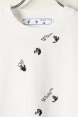 画像2: 【周年記念 24%OFF ｜47,300円→35,948円】 Off-white オフホワイト ALLOVER LOGO S/S T-SHIRT{0MAA027R21JER012-BAS} (2)