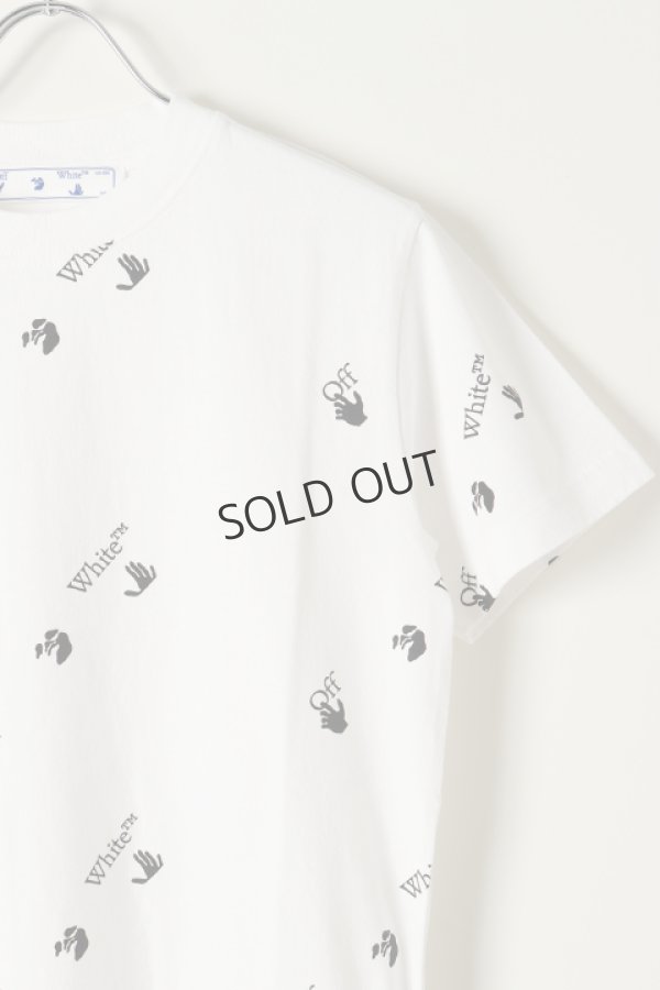 画像3: {SOLD}Off-white オフホワイト ALLOVER LOGO S/S T-SHIRT{0MAA027R21JER012-BAS} (3)