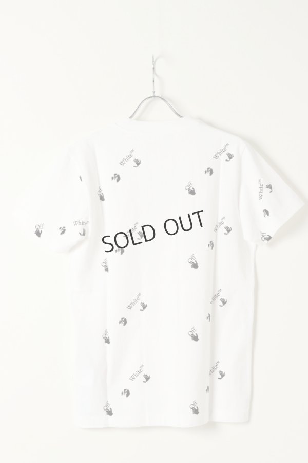 画像5: {SOLD}Off-white オフホワイト ALLOVER LOGO S/S T-SHIRT{0MAA027R21JER012-BAS} (5)