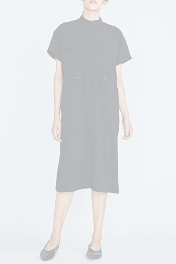 画像1:  {SOLD} DOUBLE STANDARD CLOTHING ダブルスタンダードクロージング Sov. / ソリビアシャドーストライプワンピース{-BBA} (1)