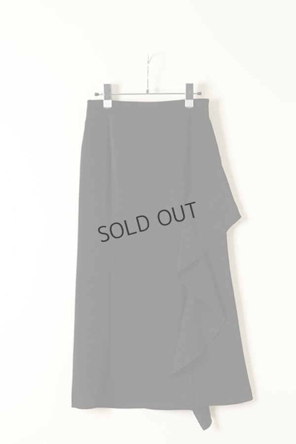 画像2: {SOLD}DOUBLE STANDARD CLOTHING ダブルスタンダードクロージング Sov./ラッフルエレガントスカート{-BAA} (2)