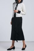 画像6: 【 30%OFF セール｜26,400円→18,480円】 DOUBLE STANDARD CLOTHING ダブルスタンダードクロージング Sov./ラッフルエレガントスカート{-BAA} (6)