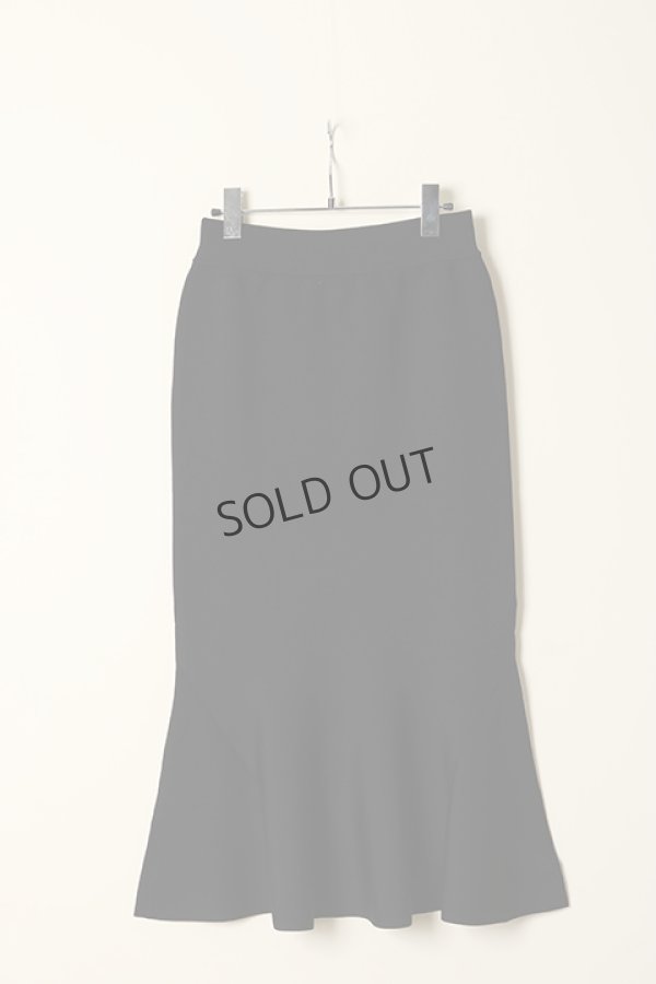 画像6: {SOLD}DOUBLE STANDARD CLOTHING ダブルスタンダードクロージング Sov. / ドライタッチニットマーメイドスカート{-BCS} (6)