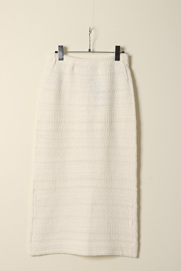 画像2: 【 40%OFF セール29,700円→17,820円】 DOUBLE STANDARD CLOTHING ダブルスタンダードクロージング Sov. / オリジナルツイードタイトスカート{-BCS} (2)