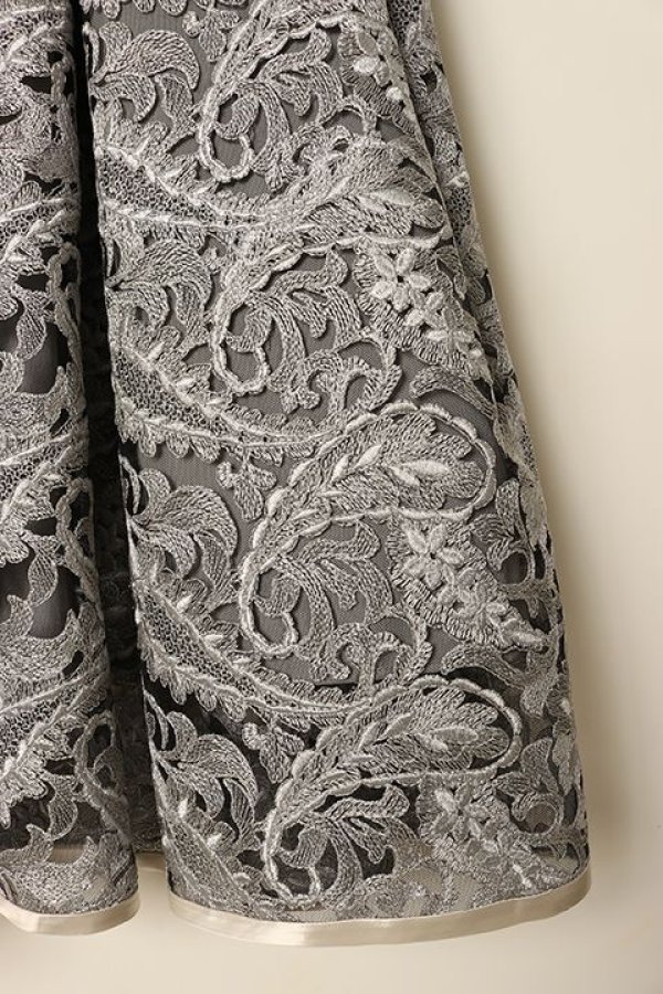 画像4: 【 40%OFF セール61,600円→36,960円】 ダブスタ ダブルスタンダードクロージング｜DOUBLE STANDARD CLOTHING ペイズリー刺繍チュールスカート{-BCA} (4)