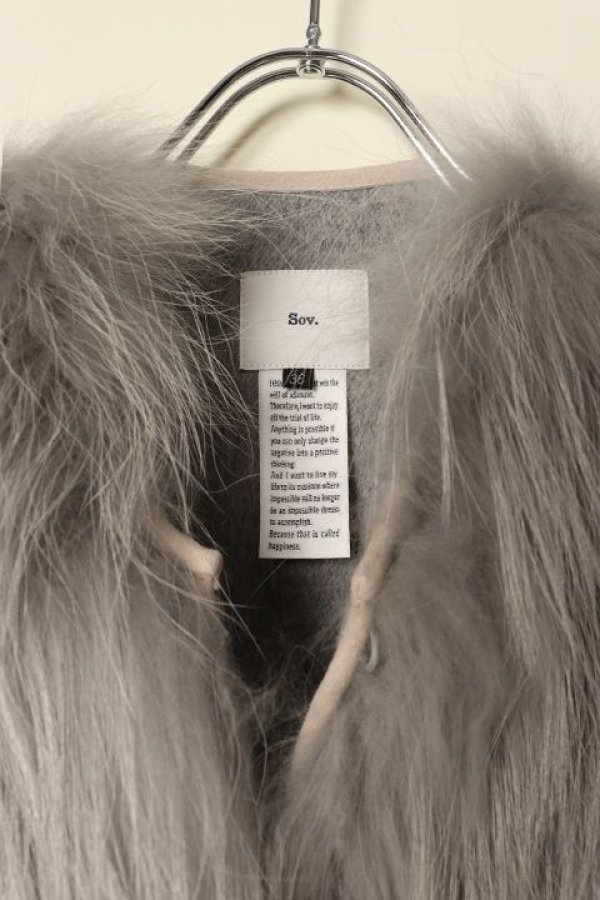 画像2: 【 40%OFF セール121,000円→72,600円】 ダブスタ ダブルスタンダードクロージング｜DOUBLE STANDARD CLOTHING ホワイトラクーン{-BCA} (2)