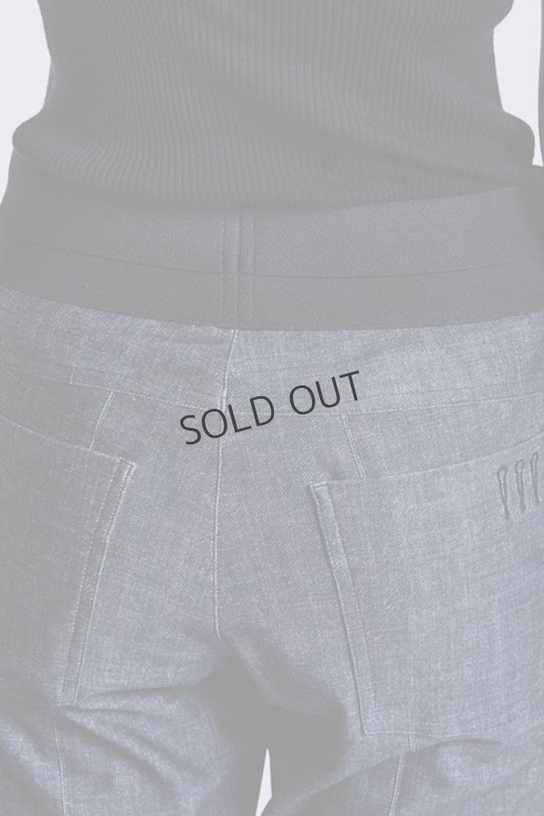 画像6: {SOLD}ダブスタ ダブルスタンダードクロージング｜DOUBLE STANDARD CLOTHING Sov. / インディゴメリルハイテンションパンツ{-BCA} (6)