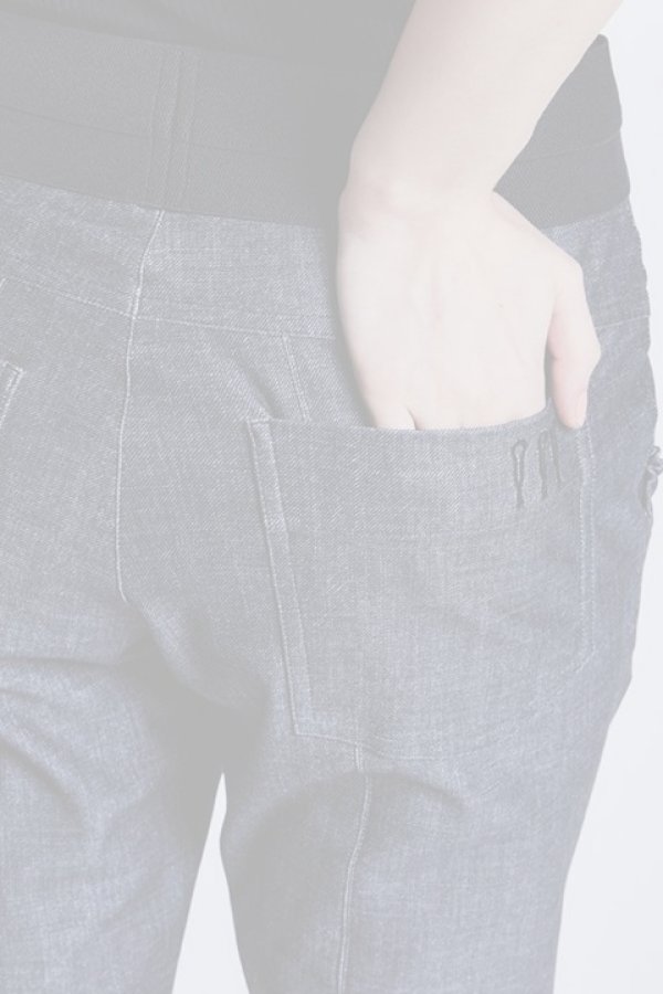 画像7:   ダブスタ ダブルスタンダードクロージング｜DOUBLE STANDARD CLOTHING Sov. / インディゴメリルハイテンションパンツ{-BCA} (7)