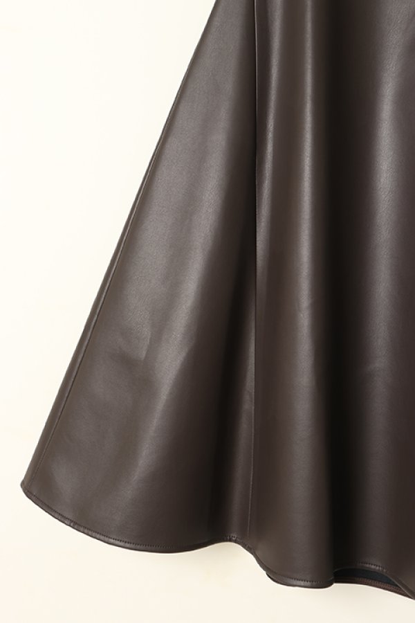画像5: 【 40%OFF セール27,500円→16,500円】 DOUBLE STANDARD CLOTHING ダブルスタンダードクロージング フェイクレザーキュロットスカート{-BBA} (5)