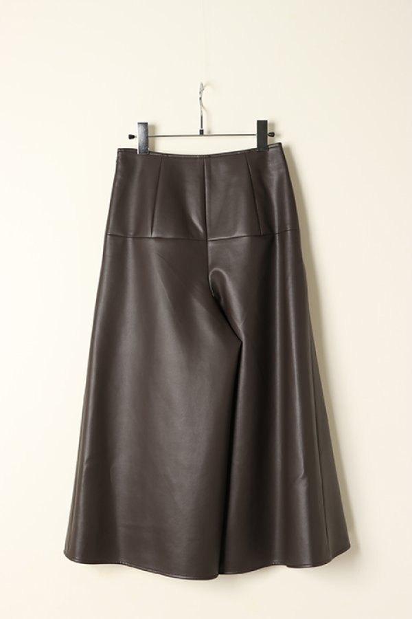画像7: 【 40%OFF セール27,500円→16,500円】 DOUBLE STANDARD CLOTHING ダブルスタンダードクロージング フェイクレザーキュロットスカート{-BBA} (7)