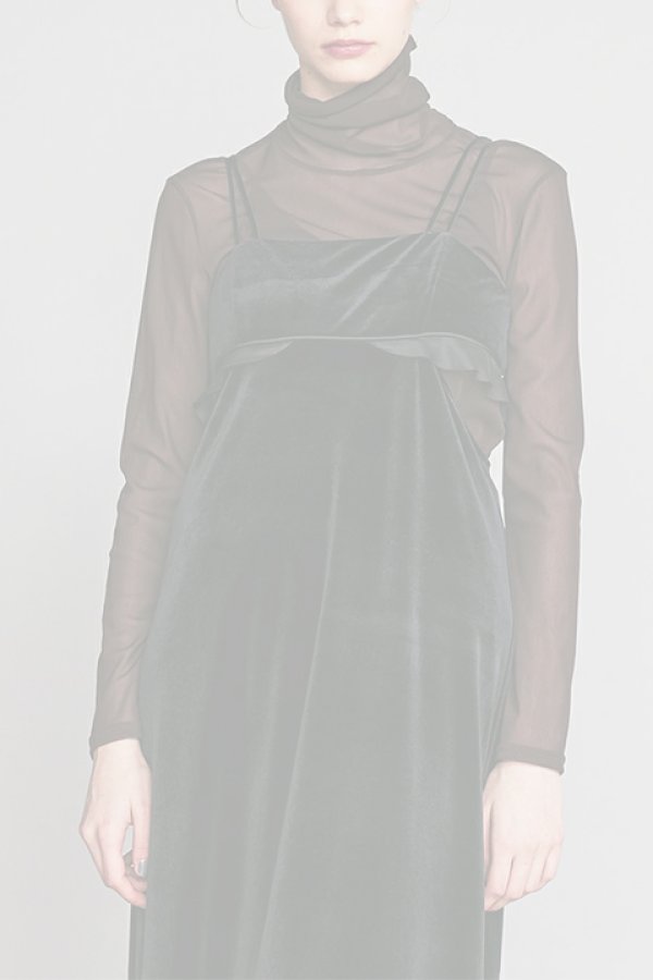 画像1:  {SOLD} ダブスタ ダブルスタンダードクロージング｜DOUBLE STANDARD CLOTHING Sov. / ハイネックチュールスキントップス{-BCA} (1)
