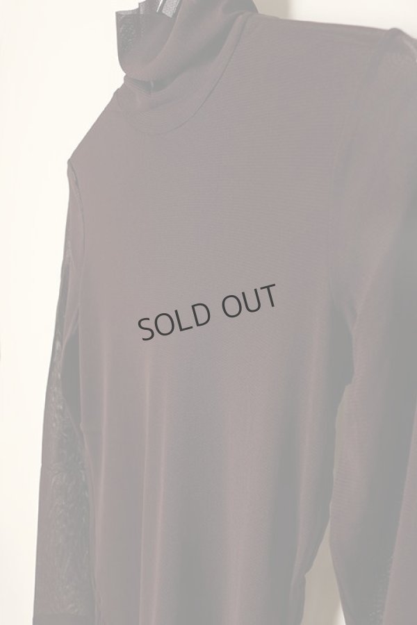 画像5: {SOLD}ダブスタ ダブルスタンダードクロージング｜DOUBLE STANDARD CLOTHING Sov. / ハイネックチュールスキントップス{-BCA} (5)