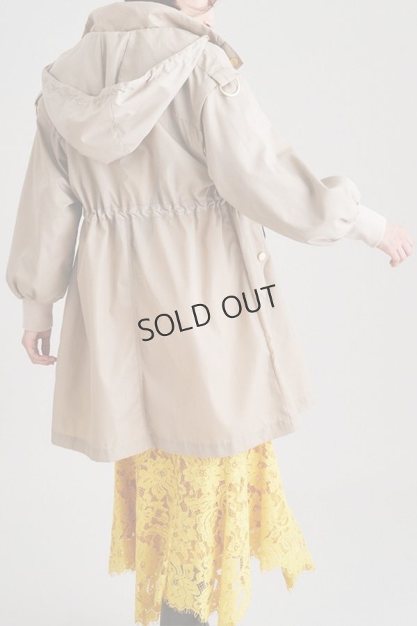 画像2: {SOLD}グレースコンチネンタル｜GRACE CONTINENTAL ダイアグラム DIAGRAM フーテッドマルチWAYコート{-BBA} (2)
