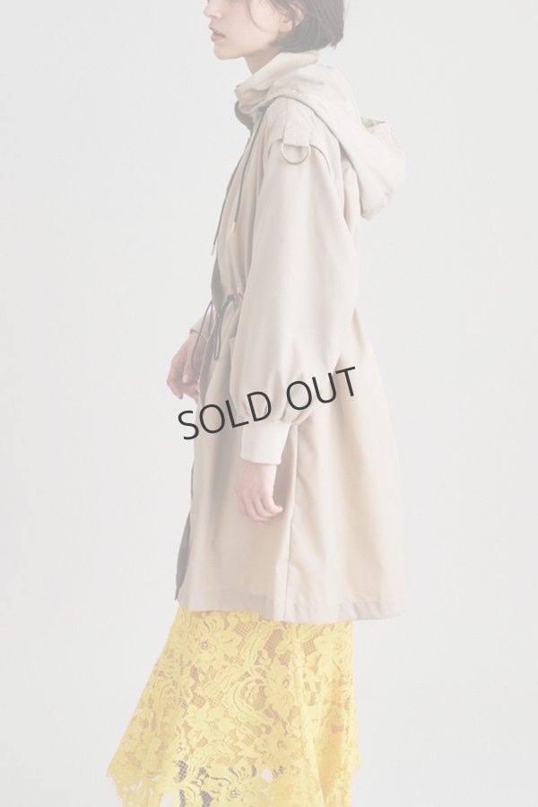 画像3: {SOLD}グレースコンチネンタル｜GRACE CONTINENTAL ダイアグラム DIAGRAM フーテッドマルチWAYコート{-BBA} (3)