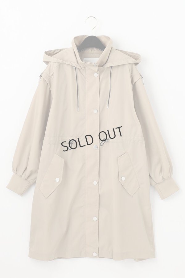 画像8: {SOLD}グレースコンチネンタル｜GRACE CONTINENTAL ダイアグラム DIAGRAM フーテッドマルチWAYコート{-BBA} (8)