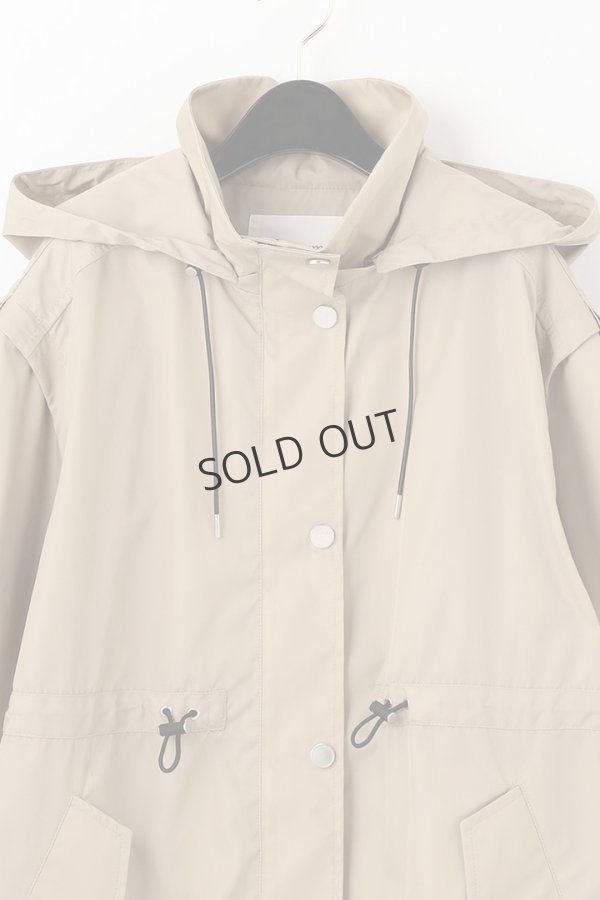 画像9: {SOLD}グレースコンチネンタル｜GRACE CONTINENTAL ダイアグラム DIAGRAM フーテッドマルチWAYコート{-BBA} (9)