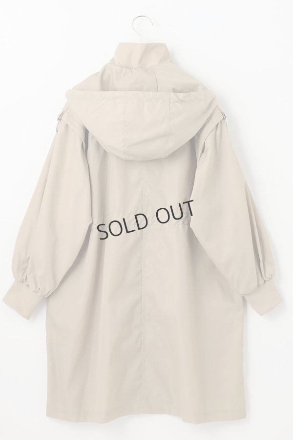 画像14: {SOLD}グレースコンチネンタル｜GRACE CONTINENTAL ダイアグラム DIAGRAM フーテッドマルチWAYコート{-BBA} (14)