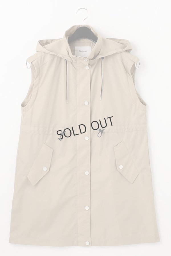 画像17: {SOLD}グレースコンチネンタル｜GRACE CONTINENTAL ダイアグラム DIAGRAM フーテッドマルチWAYコート{-BBA} (17)