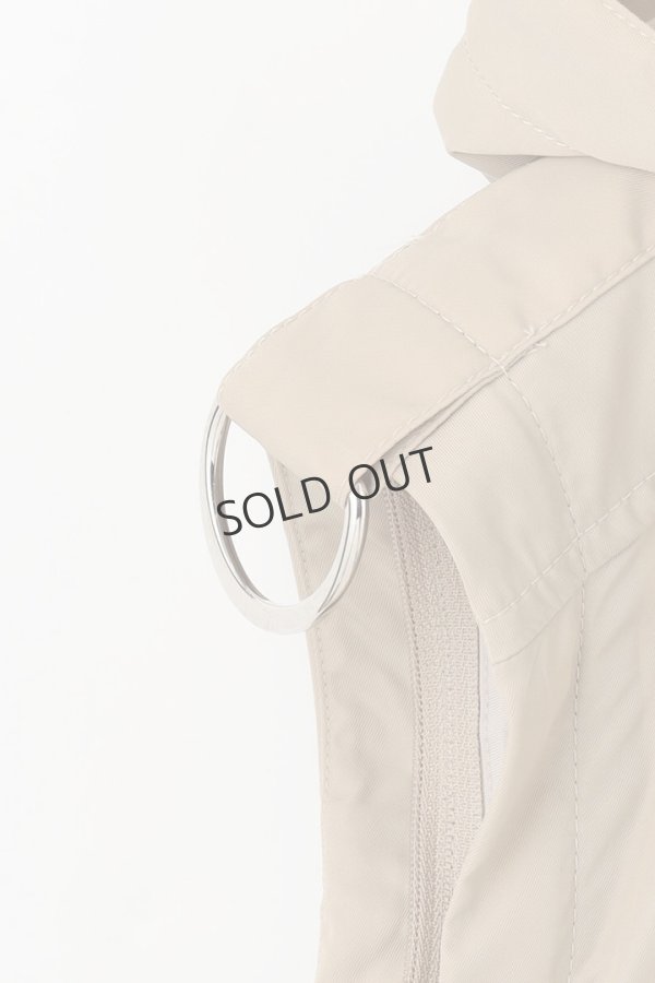 画像19: {SOLD}グレースコンチネンタル｜GRACE CONTINENTAL ダイアグラム DIAGRAM フーテッドマルチWAYコート{-BBA} (19)