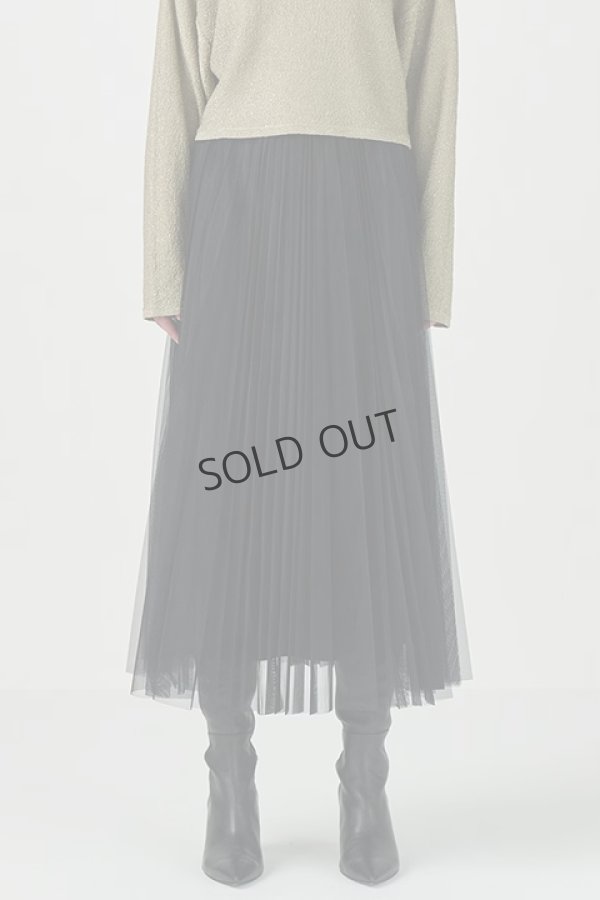 画像1: {SOLD}グレースコンチネンタル｜GRACE CONTINENTAL ダイアグラム DIAGRAM  ラメプリーツスカート{-BDA} (1)