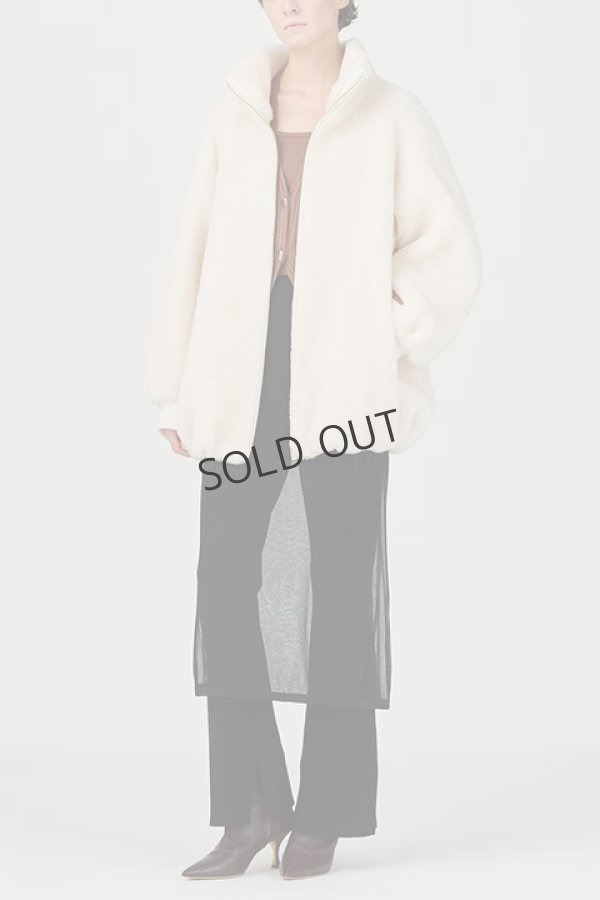 画像3: {SOLD}グレースコンチネンタル｜GRACE CONTINENTAL ダイアグラム DIAGRAM  ウールボアブルゾン{-BDA} (3)