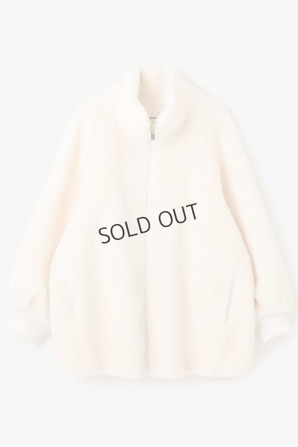 画像4: {SOLD}グレースコンチネンタル｜GRACE CONTINENTAL ダイアグラム DIAGRAM  ウールボアブルゾン{-BDA} (4)