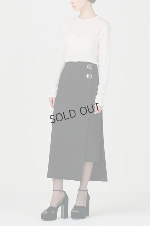 画像2: {SOLD}グレースコンチネンタル|GRACE CONTINENTAL ダイアグラム DIAGRAM  ラップタイトスカート{-BDA} (2)