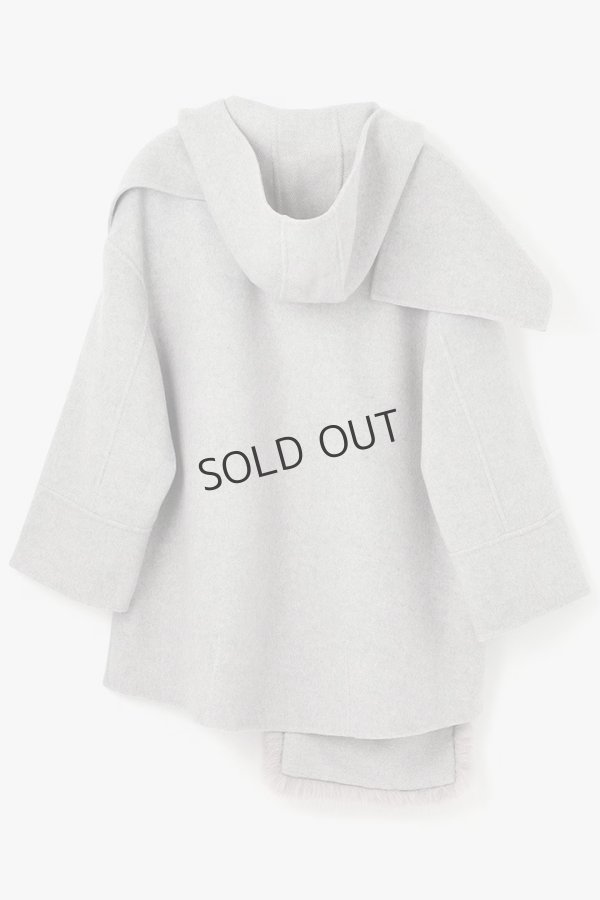 画像6: グレースコンチネンタル|GRACE CONTINENTAL ダイアグラム DIAGRAM  フードストールリバーコート{-BDA} (6)