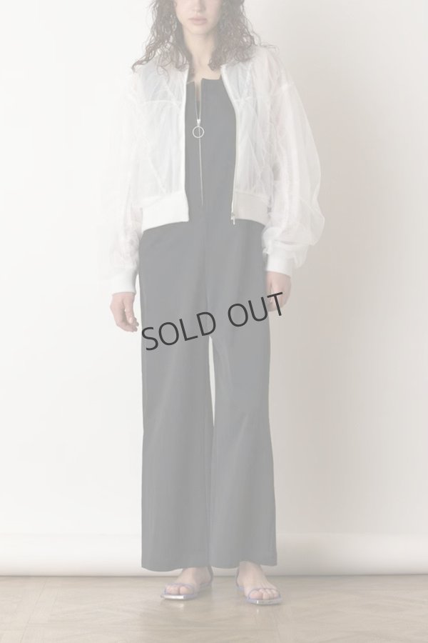 画像2: {SOLD}グレースコンチネンタル|GRACE CONTINENTAL ダイアグラム DIAGRAM  チュールギャザーブルゾン{-BES} (2)