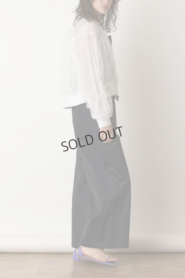 画像3: {SOLD}グレースコンチネンタル|GRACE CONTINENTAL ダイアグラム DIAGRAM  チュールギャザーブルゾン{-BES} (3)