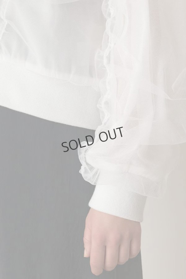 画像7: {SOLD}グレースコンチネンタル|GRACE CONTINENTAL ダイアグラム DIAGRAM  チュールギャザーブルゾン{-BES} (7)