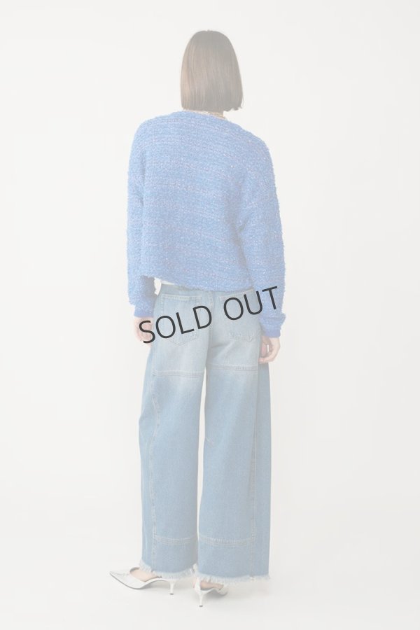 画像4: {SOLD}グレースコンチネンタル|GRACE CONTINENTAL ダイアグラム DIAGRAM  ライン切替デニムパンツ{-BES} (4)