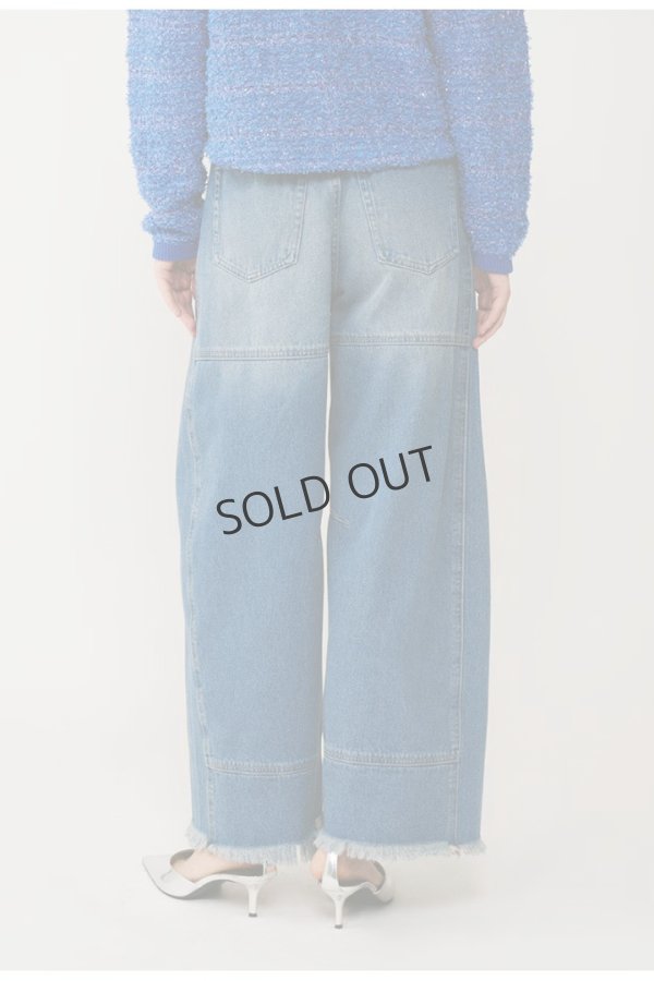 画像5: {SOLD}グレースコンチネンタル|GRACE CONTINENTAL ダイアグラム DIAGRAM  ライン切替デニムパンツ{-BES} (5)