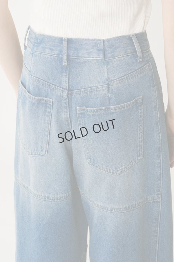 画像8: {SOLD}グレースコンチネンタル|GRACE CONTINENTAL ダイアグラム DIAGRAM  ライン切替デニムパンツ{-BES} (8)