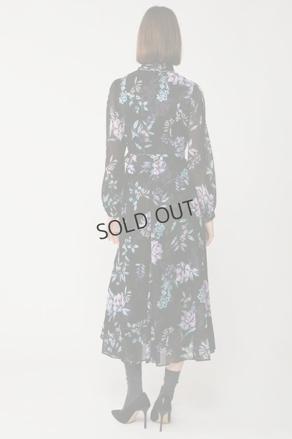 画像2: {SOLD}グレースコンチネンタル|GRACE CONTINENTAL ダイアグラム DIAGRAM  フラワーレイヤーワンピース {-BES} (2)
