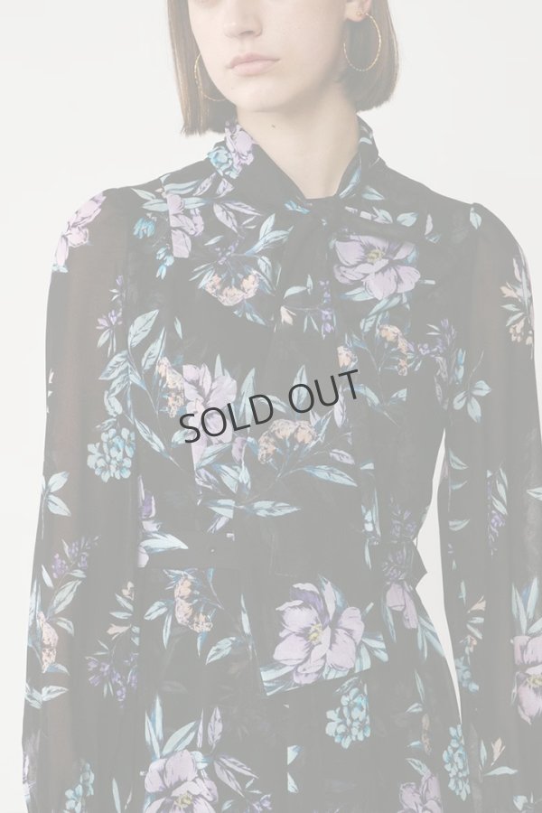 画像3: {SOLD}グレースコンチネンタル|GRACE CONTINENTAL ダイアグラム DIAGRAM  フラワーレイヤーワンピース {-BES} (3)