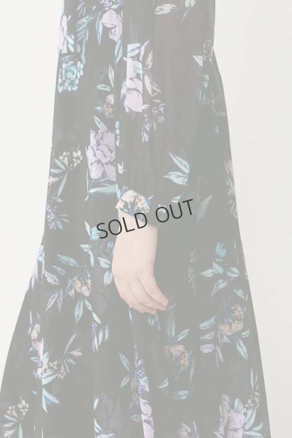 画像5: {SOLD}グレースコンチネンタル|GRACE CONTINENTAL ダイアグラム DIAGRAM  フラワーレイヤーワンピース {-BES} (5)