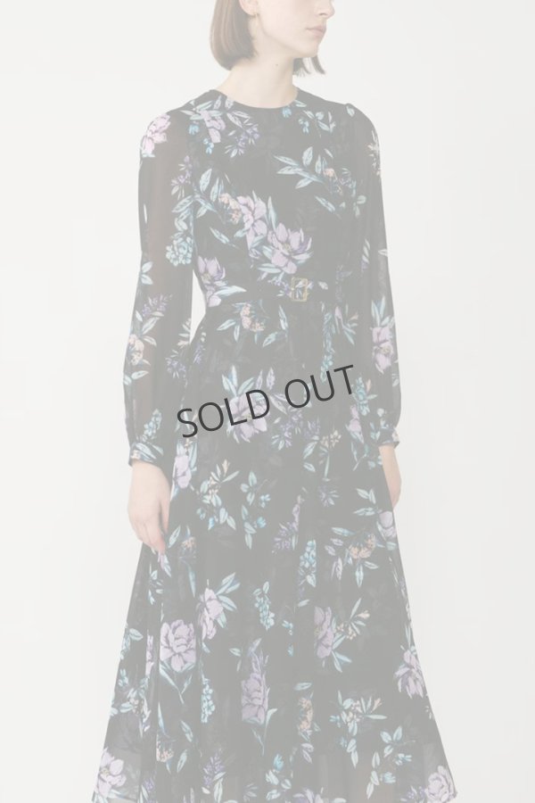 画像7: {SOLD}グレースコンチネンタル|GRACE CONTINENTAL ダイアグラム DIAGRAM  フラワーレイヤーワンピース {-BES} (7)