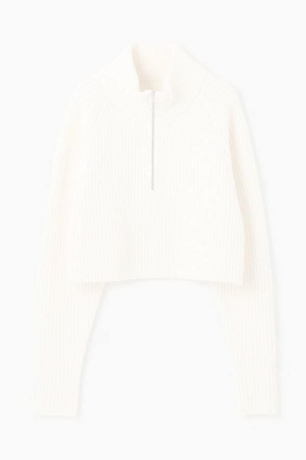 画像7:  {SOLD} グレースコンチネンタル｜GRACE CONTINENTAL ダイアグラム DIAGRAM  畦zipニットトップ{-BES} (7)
