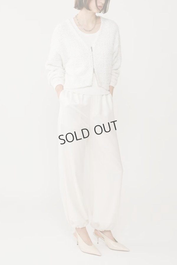 画像2: {SOLD}グレースコンチネンタル|GRACE CONTINENTAL ダイアグラム DIAGRAM  ツイードニットzipカーディガン{-BES} (2)