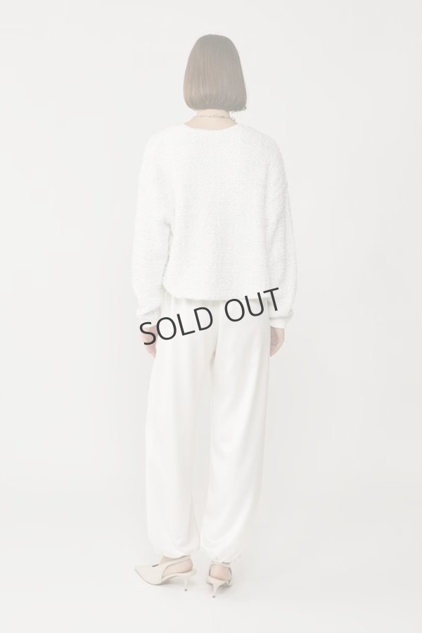 画像3: {SOLD}グレースコンチネンタル|GRACE CONTINENTAL ダイアグラム DIAGRAM  ツイードニットzipカーディガン{-BES} (3)