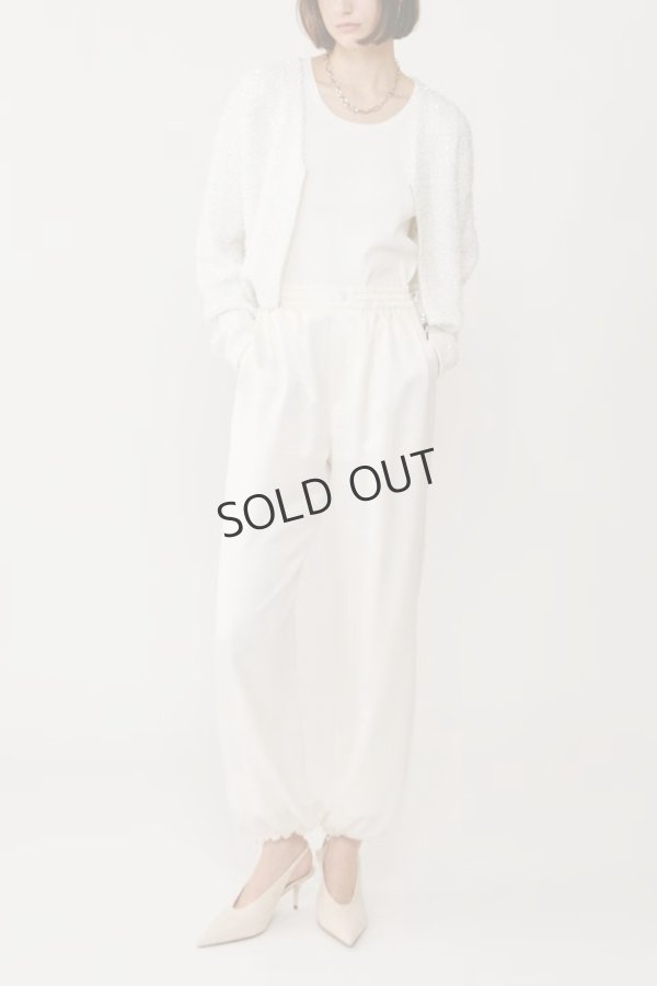 画像5: {SOLD}グレースコンチネンタル|GRACE CONTINENTAL ダイアグラム DIAGRAM  ツイードニットzipカーディガン{-BES} (5)