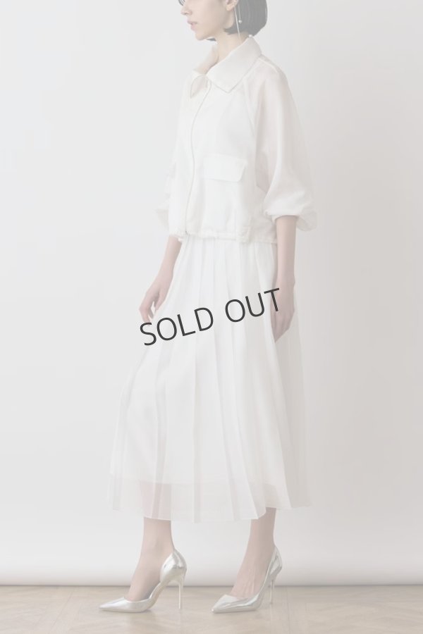 画像2: {SOLD}グレースコンチネンタル|GRACE CONTINENTAL ダイアグラム DIAGRAM  ブライトメッシュブルゾン{-BES} (2)