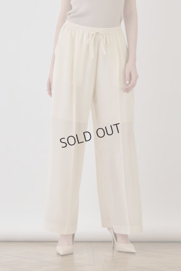 画像6: {SOLD}グレースコンチネンタル｜GRACE CONTINENTAL ダイアグラム DIAGRAM  ソフトファイユパンツ{-BES} (6)