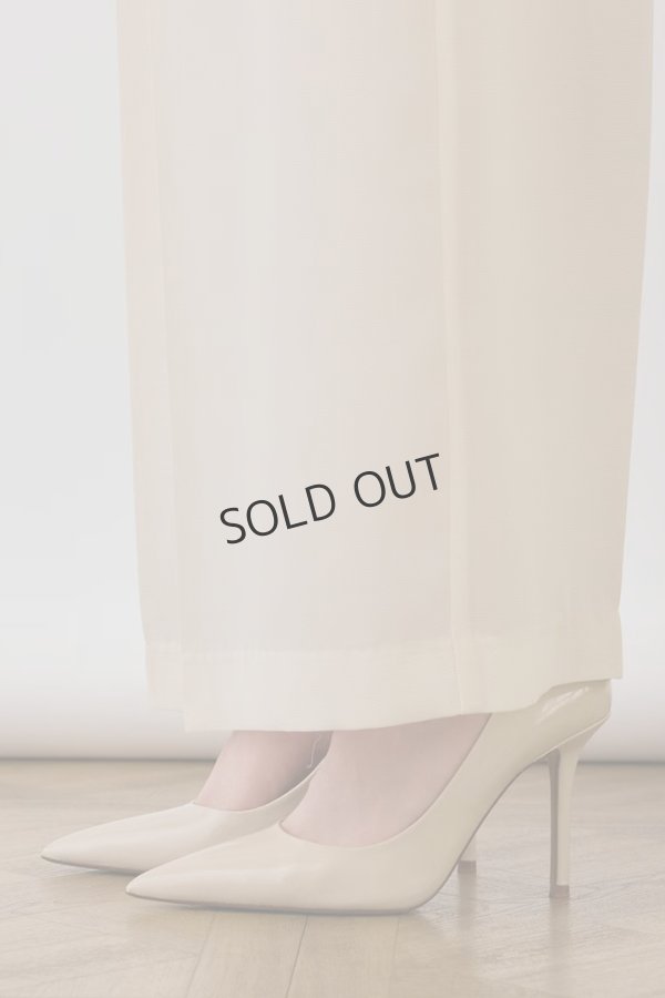 画像10: {SOLD}グレースコンチネンタル｜GRACE CONTINENTAL ダイアグラム DIAGRAM  ソフトファイユパンツ{-BES} (10)