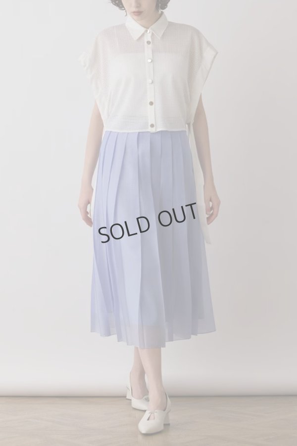 画像2: {SOLD}グレースコンチネンタル|GRACE CONTINENTAL ダイアグラム DIAGRAM  メッシュポンチョシャツ{-BES} (2)