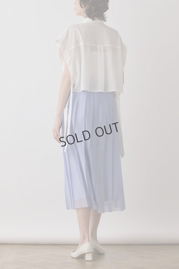 画像3: {SOLD}グレースコンチネンタル|GRACE CONTINENTAL ダイアグラム DIAGRAM  メッシュポンチョシャツ{-BES} (3)