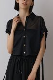 画像1: 【周年記念 10%OFF ｜26,400円→23,760円】 グレースコンチネンタル｜GRACE CONTINENTAL ダイアグラム DIAGRAM  メッシュポンチョシャツ{-BES} (1)